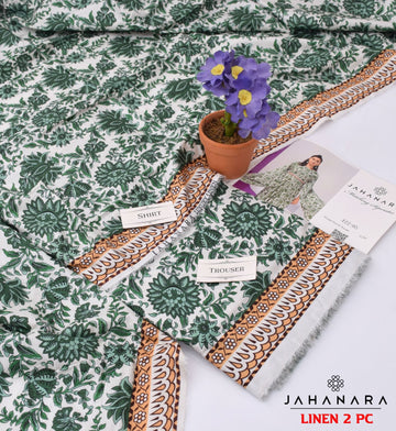 2 pices Linen By JHANARA