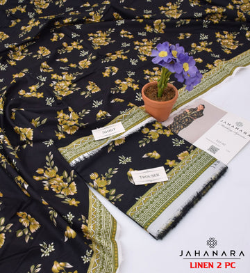 2 pices Linen By JHANARA