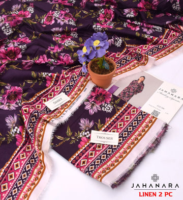2 pices Linen By JHANARA