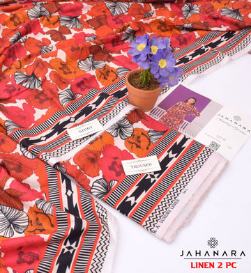 2 pices Linen by JHANARA